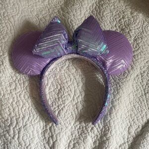 Disney Purple Sequin Mouse Ears Headband
